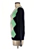J.Crew Factory Store Argyle Green Wool Pullover Sweater Size L - photo 5