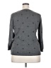 Absolutely Creative Worldwide Polka Dots Gray Pullover Sweater Size 2X - photo 2