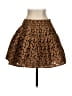 Buddy Love 100% Polyester Animal Print Brown Formal Skirt Size S - photo 2