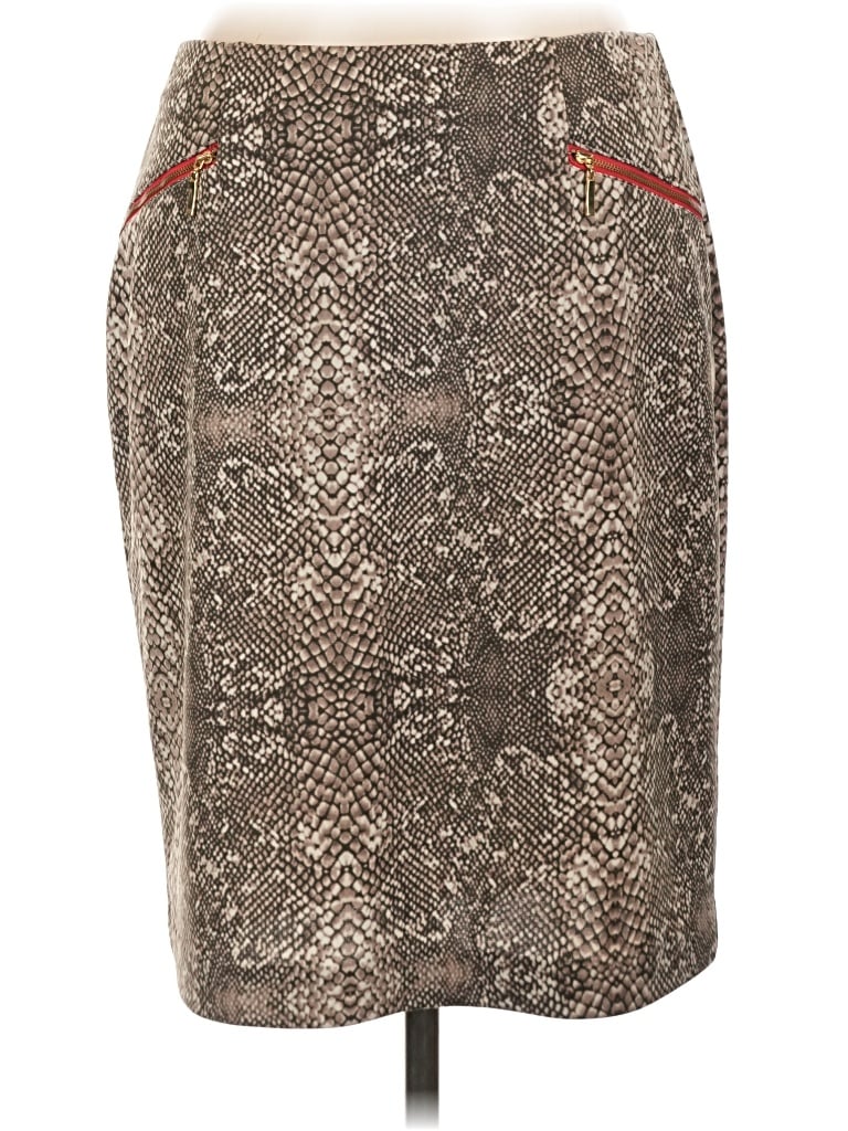 Pre-owned Alfani Casual Skirt In Brown
