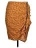 Veronica Beard 100% Rayon Paisley Orange Casual Skirt Size 6 - photo 1