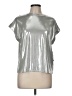 Sofia Jeans by Sofia Vergara Metallic Silver Short Sleeve Top Size M - photo 1