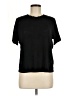 Massimo Dutti Black Short Sleeve Top Size M - photo 1
