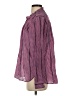 J.Crew Houndstooth Purple Long Sleeve Blouse Size S - photo 5
