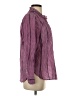 J.Crew Houndstooth Purple Long Sleeve Blouse Size S - photo 4