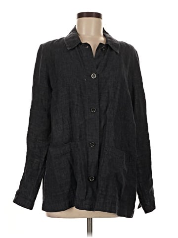 Eileen Fisher Long Sleeve Button-Down Shirt (view 1)