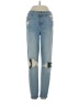AGOLDE Hearts Blue Jeans Size 24 waist - photo 1
