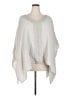 JM Collection 100% Cotton Silver Poncho Size 2X - photo 1