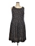Jessica Howard Polka Dots Black Casual Dress Size 18 - photo 1