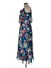 Studio One 100% Polyester Tropical Blue Cocktail Dress Size 12 - photo 5