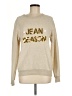 Bow & Drape Metallic Tan Sweatshirt Size M - photo 1