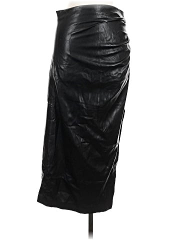 Love Token Faux Leather Skirt (view 1)