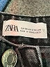 Zara Chevron-herringbone Black Jeans Size 2 - photo 4