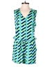 Kaari Blue Chevron-herringbone Green Romper Size XS - photo 1