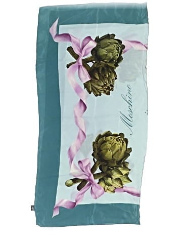 Moschino Silk 'Moschino is full of chic!' Scarf (view 2)