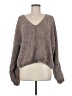 Pink Rose Brown Pullover Sweater Size XL - photo 1