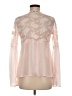Francesca's 100% Polyester Pink Long Sleeve Blouse Size M - photo 2