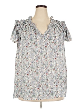 Rose + Olive Short Sleeve Blouse