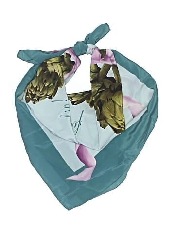 Moschino Silk 'Moschino is full of chic!' Scarf (view 1)