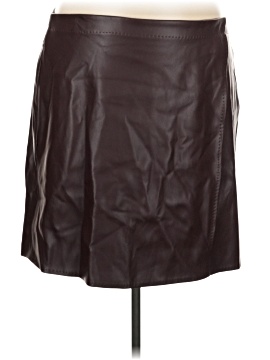 Max Studio Faux Leather Skirt