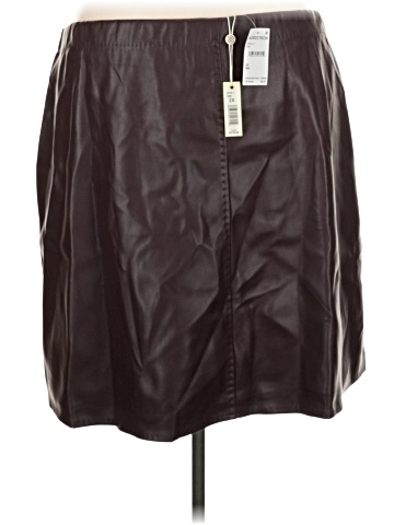 Max Studio Faux Leather Skirt (view 2)