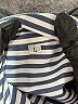 Siliteelon Stripes Blue Long Sleeve Button-Down Shirt Size XS - photo 8