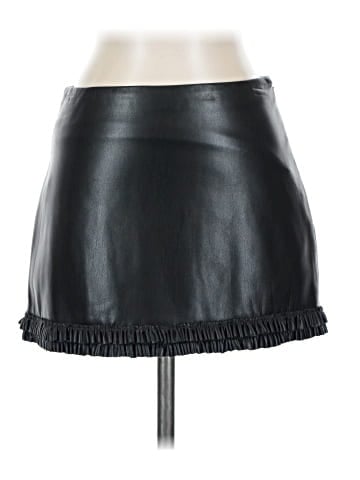 LoveShackFancy Faux Leather Skirt (view 1)