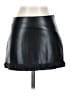 LoveShackFancy 100% Polyurethane Solid Black Faux Leather Skirt Size 0 - photo 1