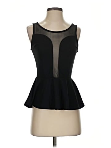 Aqua Sleeveless Top (view 1)