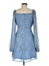 Missguided Paisley Blue Cocktail Dress Size 6 - photo 2