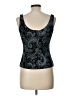 Alex Evenings Teal Black Sleeveless Top Size L - photo 2
