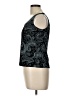Alex Evenings Teal Black Sleeveless Top Size L - photo 5