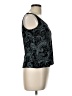 Alex Evenings Teal Black Sleeveless Top Size L - photo 4