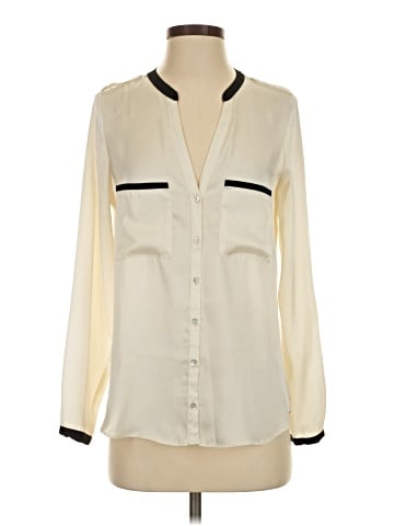 Zara Basic Long Sleeve Blouse (view 1)