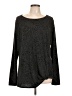 Max & Mia Gray Long Sleeve Top Size L - photo 1