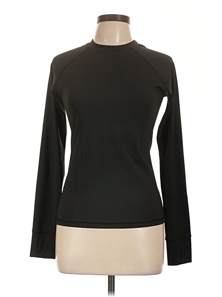 Pre-owned Assorted Brands Long Sleeve T-shirt In Black