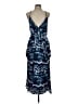 BCBGeneration Tie-dye Blue Cocktail Dress Size L - photo 1