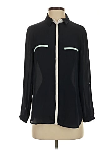 Zara Basic Long Sleeve Blouse (view 1)