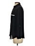 Zara Basic Color Block Black Long Sleeve Blouse Size 2 - photo 5