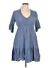 Raisins 100% Rayon Blue Casual Dress Size L - photo 1