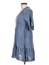 Raisins 100% Rayon Blue Casual Dress Size L - photo 5