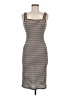 Shein Stripes Brown Casual Dress Size 4 - photo 1
