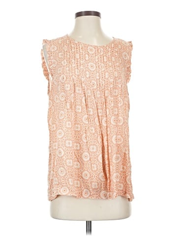 Rose + Olive Sleeveless Blouse (view 1)