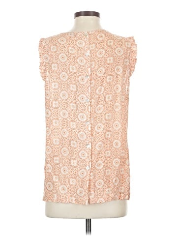 Rose + Olive Sleeveless Blouse (view 2)
