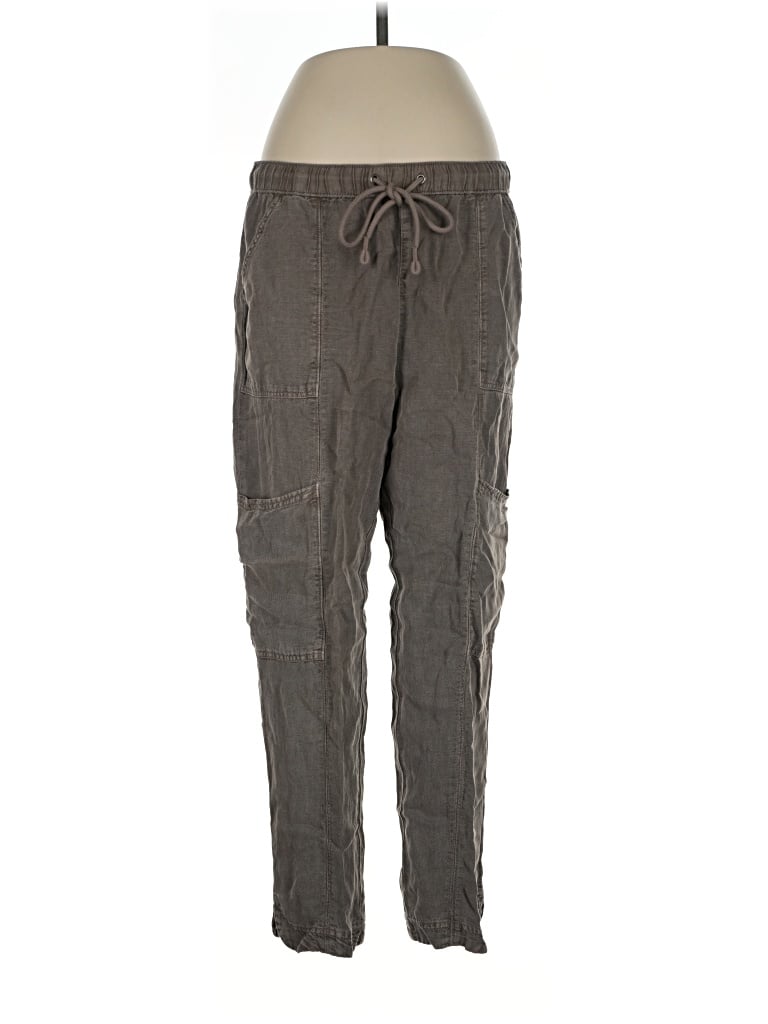 Pre-owned C&c California Linen Pants In Gray