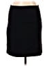 Essentials by ABS Solid Black Casual Skirt Size L - photo 1