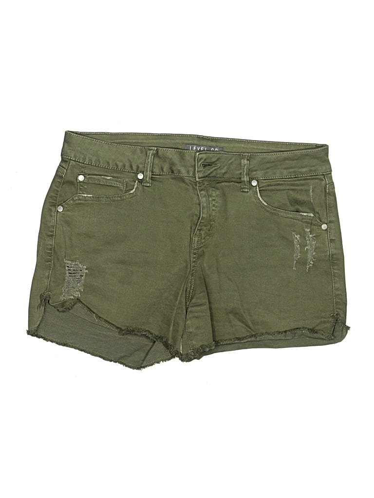 Pre-owned Level 99 Shorts In Green
