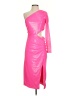 L'Agence 100% Polyester Pink Cocktail Dress Size 4 - photo 1