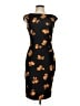 Catherine Malandrino Graphic Black Cocktail Dress Size 6 - photo 1