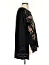 Johnny Was 100% Cotton Paisley Black Pullover Sweater Size S - photo 4